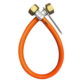 FLESSIBILE IN GOMMA PER CENTRALINE GAS cm 70
