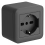 CONTENITORE  FIXA  presa P40 - col.nero