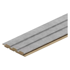 PANNELLO  3D LEGNO  colore cemento