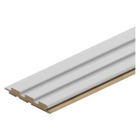 PANNELLO  3D LEGNO  colore bianco
