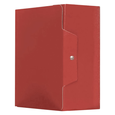 CARTELLA PORTAPROGETTI CON BOTTONE dorso 15 cm - rosso