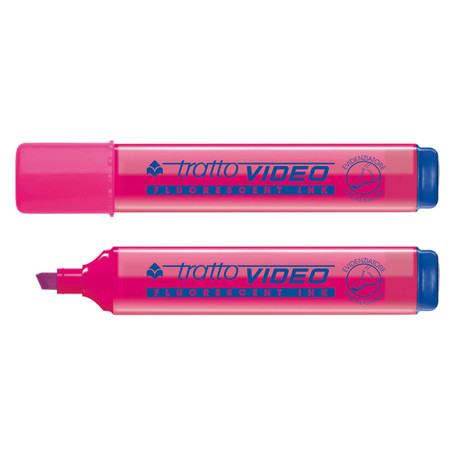 EVIDENZIATORE  TRATTO VIDEO  fucsia - 12 pezzi