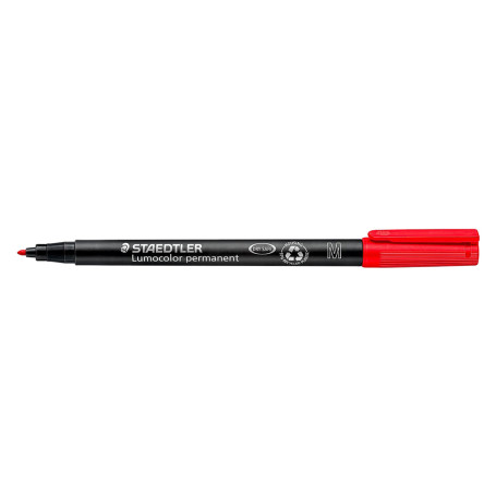 MARCATORE PERMANENTE  LUMOCOLOR  inchiostro rosso