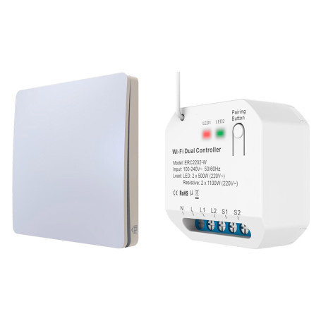 RELE  SMART CON PULSANTE SINGOLO  9306  art. 9320 + 9327