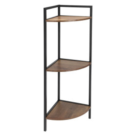 MOBILE ANGOLARE CON RIPIANI IN LEGNO cm. 23.5 x 23
