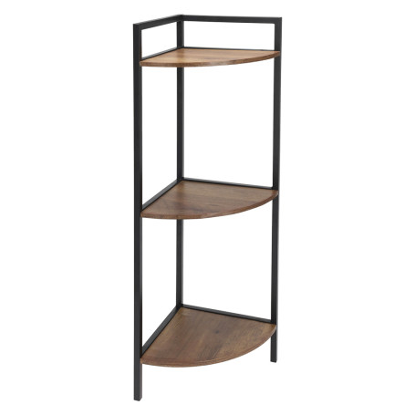 MOBILE ANGOLARE CON RIPIANI IN LEGNO cm. 23.5 x 23