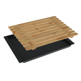 TAGLIERE PER ALIMENTI CON VASSOIO cm 38 x 27