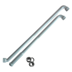 TUBO DI CACCIATA AD INCASSO 45-90 con morsetto