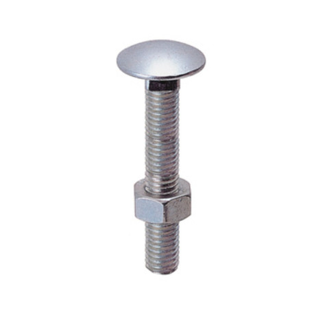 SC BULLONE C\DADO TTDQ  8X 40MM ZINCATO 10 PZ