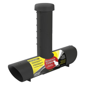STAZIONE DI SICUREZZA PER ESCHE RODENTICIDE   TUBO  cm. 28 x 6