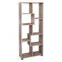 LIBRERIA CON VANI SFALSATI LINEA  ATENA  col. rovere naturale