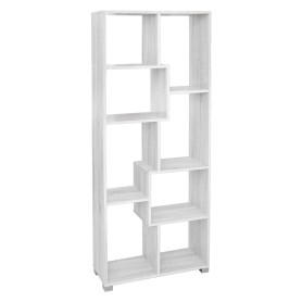 LIBRERIA CON VANI SFALSATI LINEA  ATENA  col. bianco