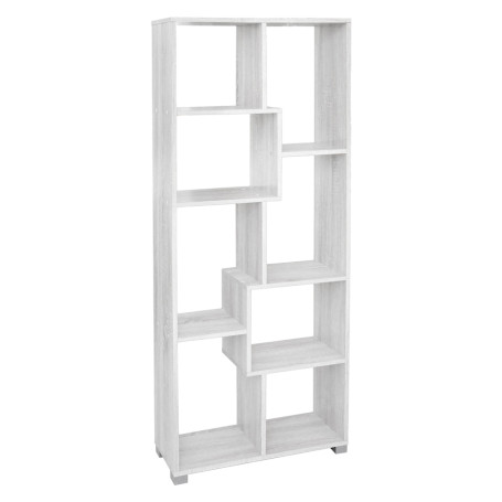 LIBRERIA CON VANI SFALSATI LINEA  ATENA  col. bianco