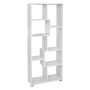 LIBRERIA CON VANI SFALSATI LINEA  ATENA  col. bianco