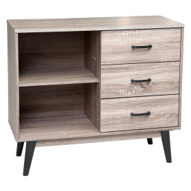 MOBILE CON CASSETTI LINEA  AURA  col. rovere naturale