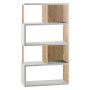LIBRERIA  LINEA  ATENA  col. rovere + bianco