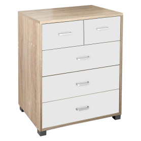 CASSETTIERA LINEA  ATENA  col. rovere + bianco