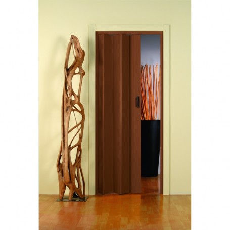 PORTA A SOFFIETTO "MONICA" CM 83X214 NOCE