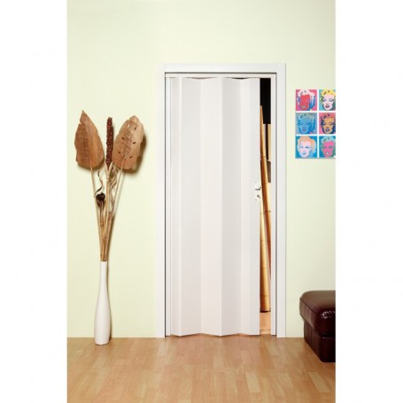 PORTA A SOFFIETTO'MAYA'CM 83X214 BIANCO FRASS