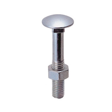 BS BULLONE C\DADO TTDQ  8X120MM ZINCATO 5 PZ