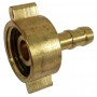 GIRELLO C\PORTAGOMMA OTTONE 1\4 X 8 MM.*