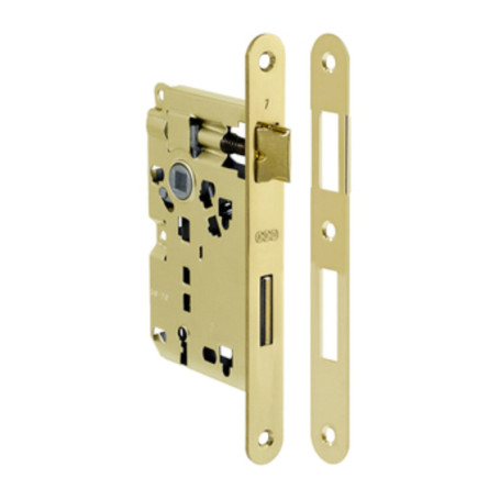 PATENT SERRATURA OTTONATA AGB Q.8\70 50 MM B.TONDO