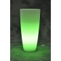 VASO HOME LIGHT TONDO  CM.33X70H. GHIAC\VER