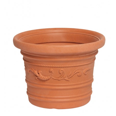 VASO PLASTICA FESTONATO D. CM.35X26H PRESTIGE