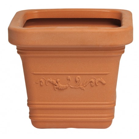 VASO PLASTICA FESTONATO CM.40X40X35H PRESTIGE