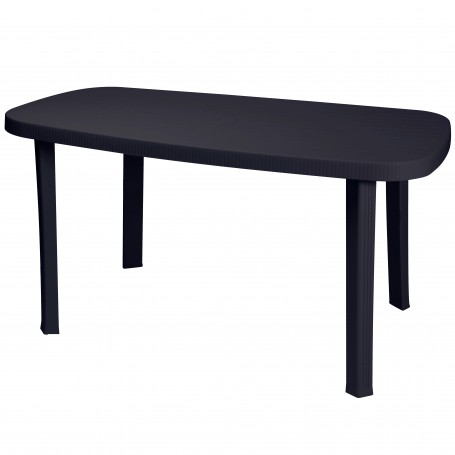 TAVOLO GARDEN OTELLO CM.1136x82X72H ANTRACITE