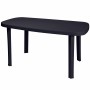 TAVOLO GARDEN OTELLO CM.1136x82X72H ANTRACITE