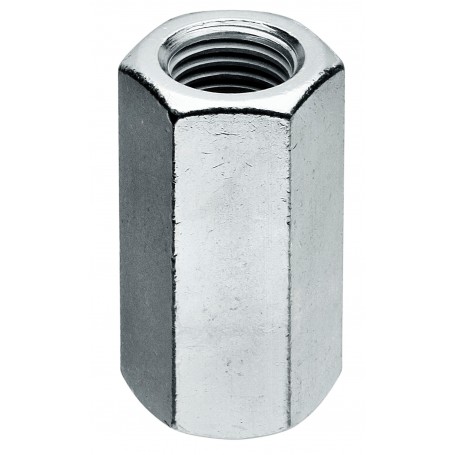 MANICOTTO ESAG. LUNGO ACC.ZINC. MA 6 X MM.30