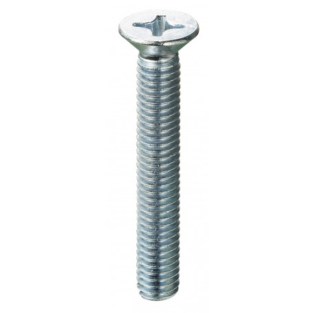 VITI A METALLO TESTA PIANA 6X 80 ZINC.