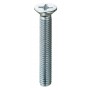 VITI A METALLO TESTA PIANA 6X 80 ZINC.