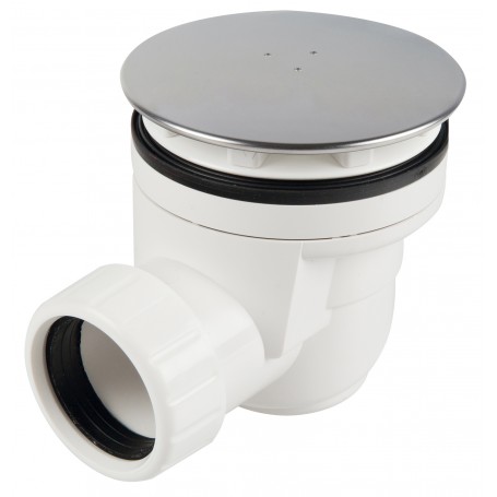 PILETTA DOCCIA SIFOIDE DIAM. MM. 60 C\COPERCHIO INOX. MM. 90