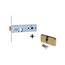 ISEO 704.80.2S SERRATURA PROFIL 20 MM C\CIL E 80 MM