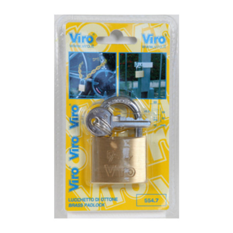 VIRO BL 550.7 LUCCHETTO FAI ARCO 16MM OTTONE