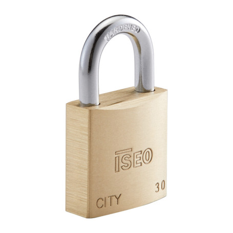 ISEO P700 LUCCHETTO CITY ARCO 30MM OTTONE