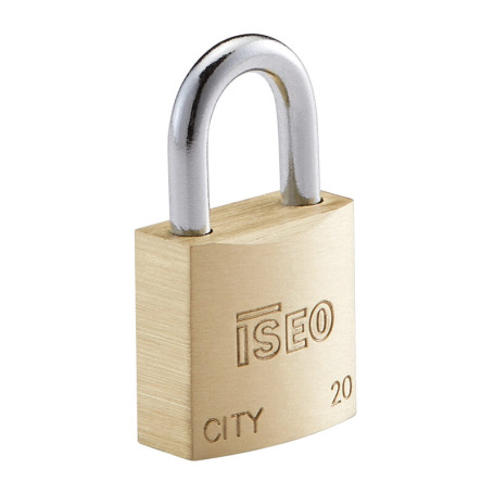 ISEO P700 LUCCHETTO CITY ARCO 20MM OTTONE