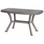 TAVOLO RATTAN C\INCR.OTELLO 136X82 TORTORA