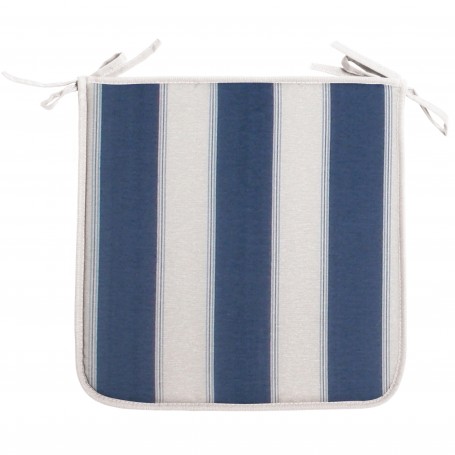 CUSCINO PANAREA CM.39X39X2  RIGATO BLU