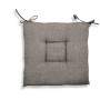 CUSCINO CRETA CM.40X40X5  TORTORA1646