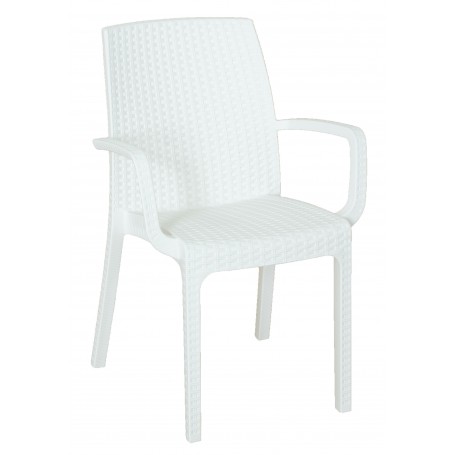 POLTRONA INDIANA CM 57X59X86H BIANCA