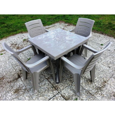 TAVOLO C\INCROCIO CLEOPATRA CM  79X79 TORT.