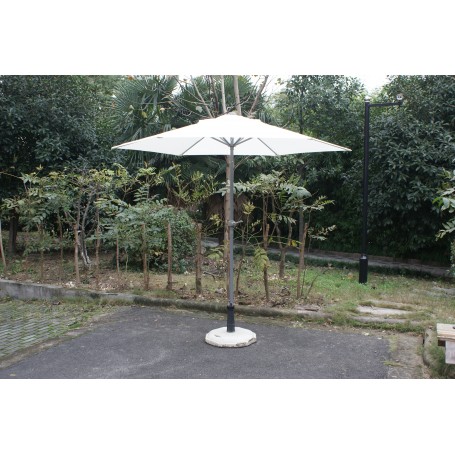OMBRELLONE METALLO SNODO TONDO CM 230 BIANCO
