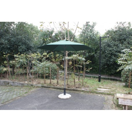 OMBRELLONE METALLO SNODO TONDO CM 230 VERDE