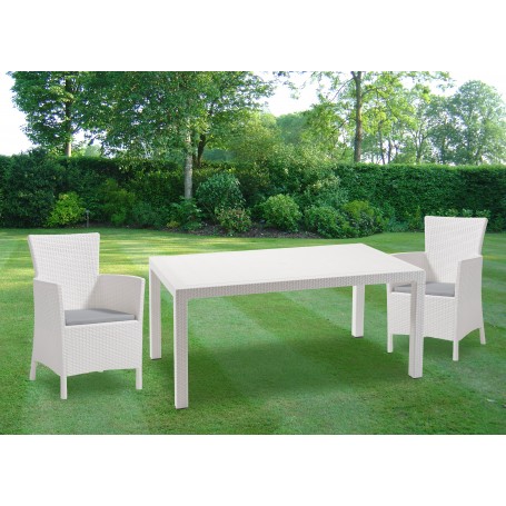KETER TAVOLO MELODY 160CM.160X94X74H BIANCO