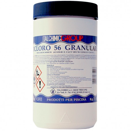 CLORO X PISCINE IN POLVERE 56 KG.1 (ITALCHIMICI)
