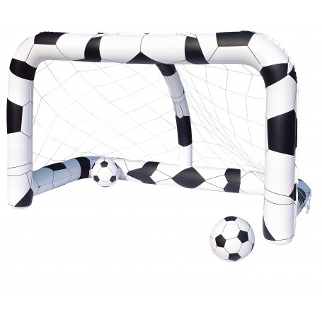 PORTA CALCIO GONF. C\PALLONI CM.213X122X137H