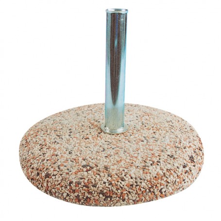BASE X OMBRELLONE IN CEMENTO KG.35 TUBO MM.50